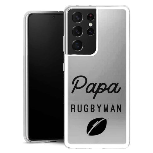 Coque Samsung Galaxy S21 Papa Rugbyman - MaCoquePerso