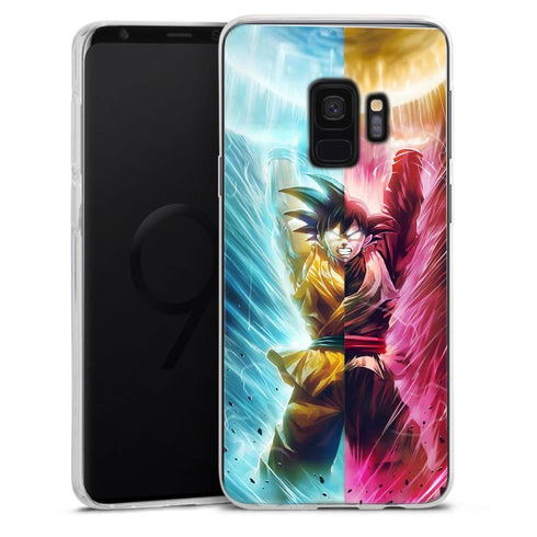 Goku et Black Goku | Coque Telephone iPhone, Samsung Galaxy, Huawei, Oppo, Xiaomi - Silicone, SAMSUNG GALAXY S9