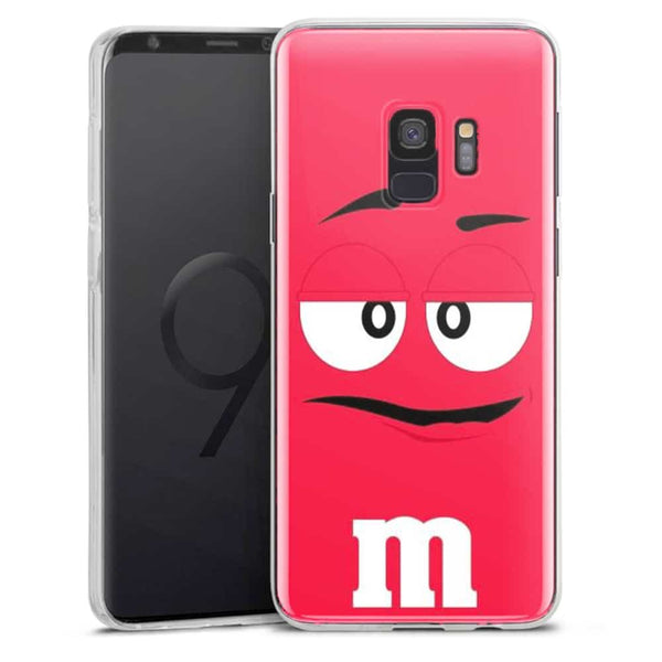Coque Samsung S9 M&M"s Rouge en Silicone