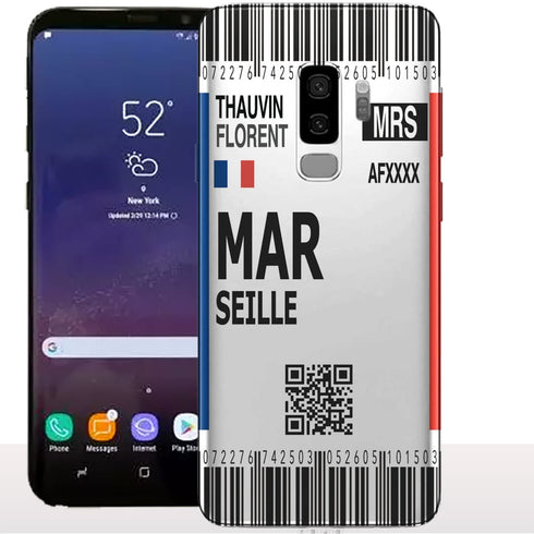 Partir pour Marseille | Coque Samsung S9 Marseille | S9 Plus, Bumper + Verre trempé à Marseille MaCoquePerso