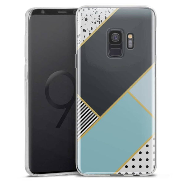 Coque Smartphone Galaxy S9 Minimal Blue Style en Silicone