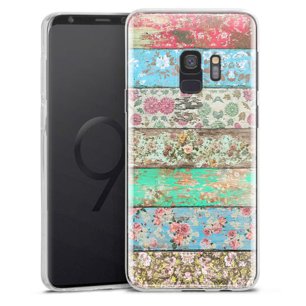 Coque Vintage Rococo Style pour Samsung S9, S9 Plus en Silicone
