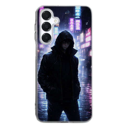 Ville sous la pluie | Coque Samsung | Silicone Manga