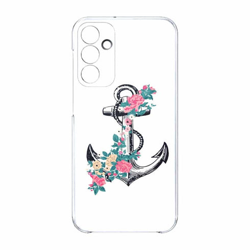 Coque Samsung Galaxy A15 5G ancre florale rose