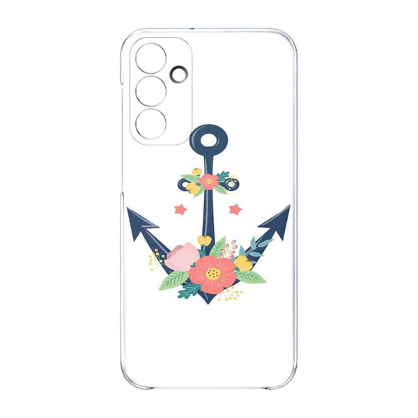 Coque Samsung Galaxy A15 5G ancre florale nautique fleurs mignonnes
