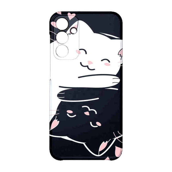 Coque Samsung Galaxy A15 5G Chats Kawaii Yin et Yang