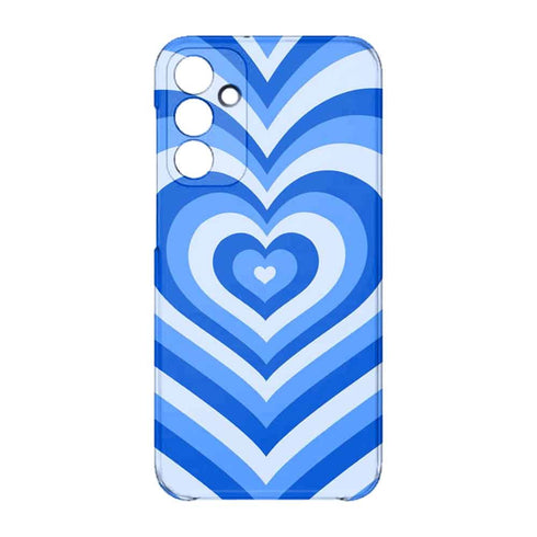 Coque Samsung Galaxy A15 Coeur Bleu