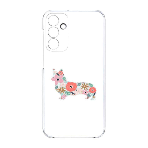 Coque Samsung Galaxy A15 5G floral corgi