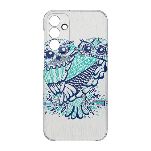 Coque Samsung Galaxy A15 5G Hiboux Turquoises