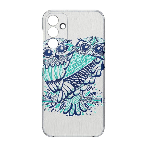 Coque Samsung Galaxy A15 5G Hiboux Turquoises