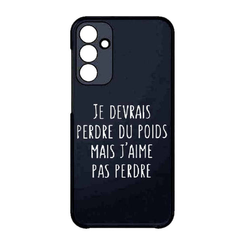 Coque Samsung A15 5g Je devrai perdre du poids mais je n'aime pas perdre