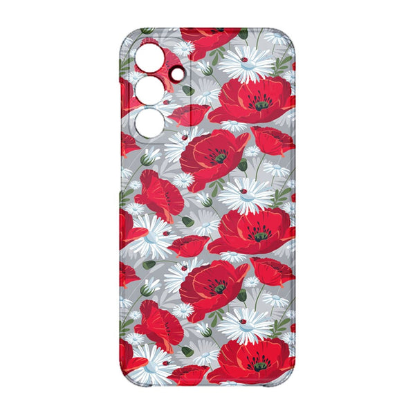 Coque Samsung Galaxy A15 5G Motif de fleur rouge