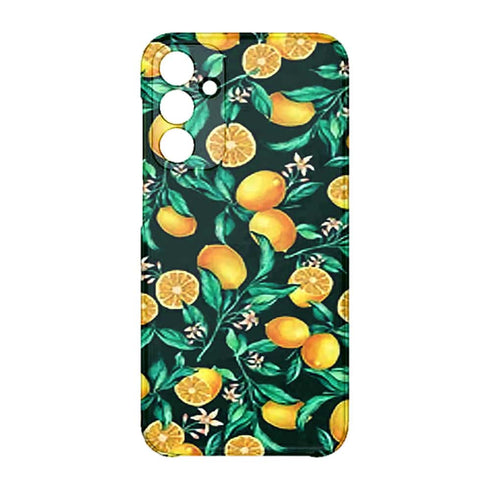 Coque Samsung Galaxy A15 5G Orange sur Fond Noir