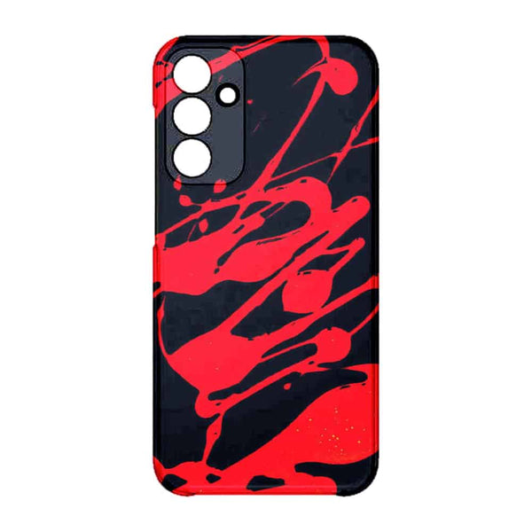 Coque pour Samsung A15 5G Paint Slpash Rouge
