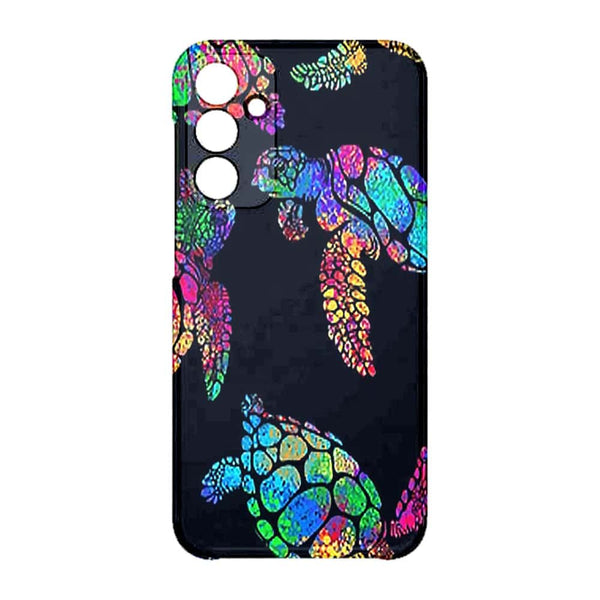 Coque Samsung Galaxy A15 5G Tortue de mer avec des fleurs