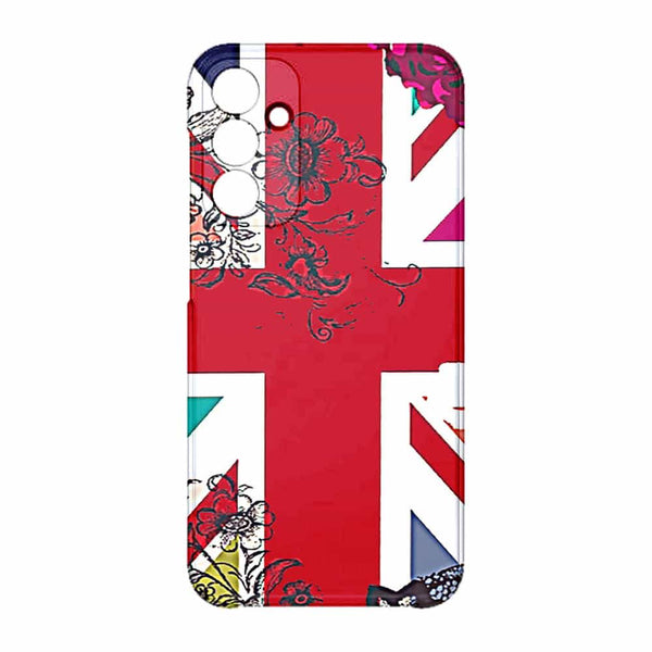 Coque pour Samsung Galaxy A15 Union Jack Flowers