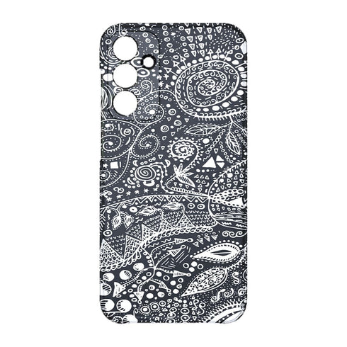 Coque pour Samsung A15 5G Aztec bw handmade