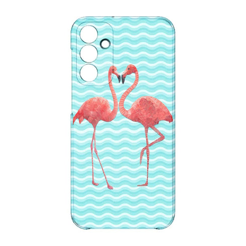 Coque pour Samsung A15 5G Flamingo love