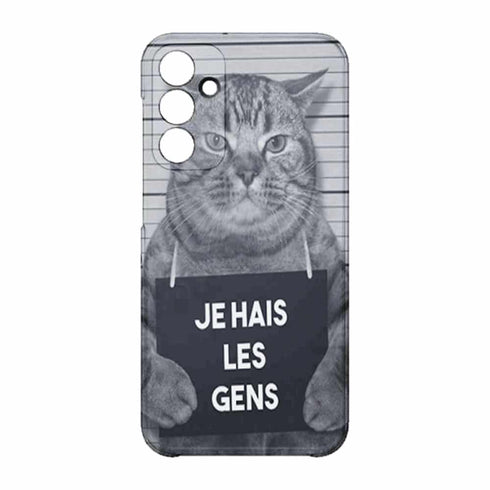 Coque Samsung Galaxy A15 5G I hate People Jail Cat