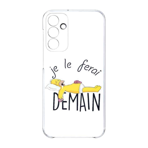 Coque Samsung Galaxy A15 5G Je le Ferai demain Homer Donuts