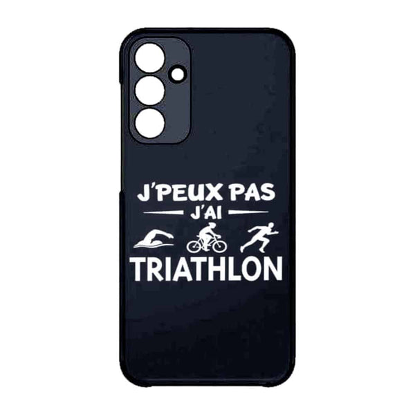 Coque Samsung Galaxy A15 5G Je peux pas j'ai Triathlon