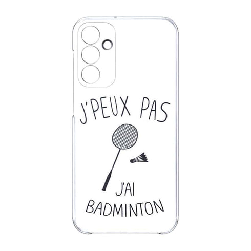Coque Samsung Galaxy A15 5G Je peux pas j'ai Badminton