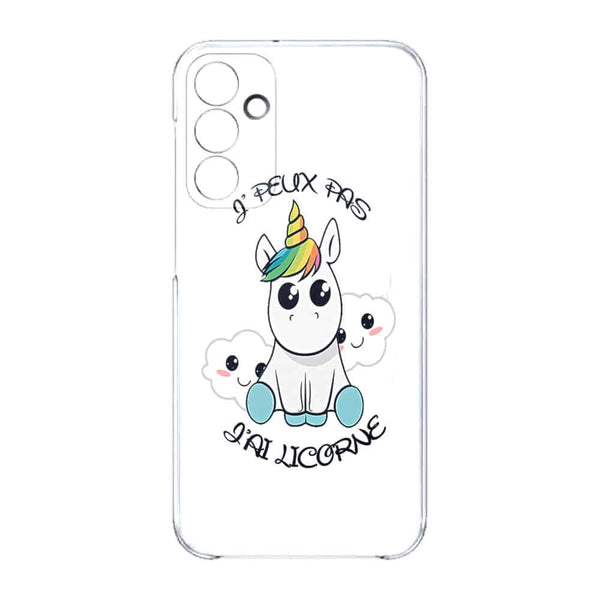 Coque Samsung A15 5g Je Peux pas j'ai Licorne