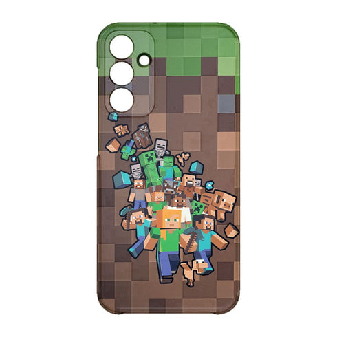 Coque Samsung Galaxy A15 5g Minecraft creeper forest