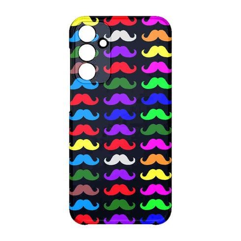 Coque Samsung A15 5g Moustaches Multicouleurs