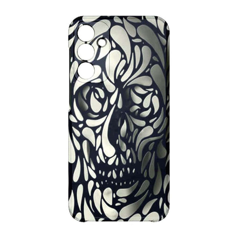 Coque A15 5G Skull White Black