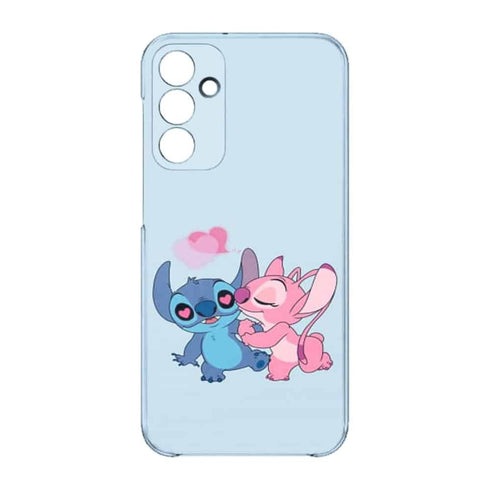Coque Samsung Galaxy A15 5G Stitch angel love heart pink