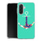 Coque Samsung Galaxy A17 5G ancre florale turquoise | Housse silicone, antichocs, protection optimale - Motif floral