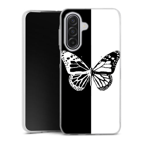 Coque Samsung Galaxy A17 5G Butterfly Noir et Blanc