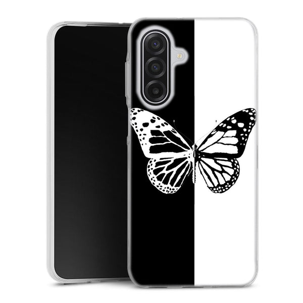 Coque Samsung Galaxy A17 5G Butterfly Noir et Blanc