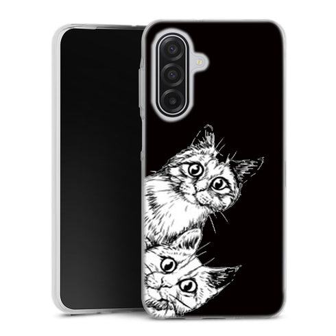 Coque Samsung Galaxy A17 5G Coco Chat | Housse Antichoc Silicone Souple, Ultra Fine, Protection intégrale, Motif Animaux