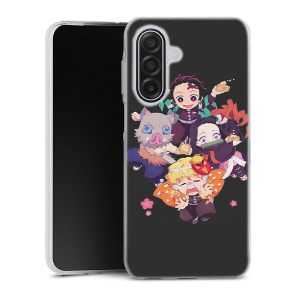 Coque Samsung A17 5G Demon-Slayer-Chibi