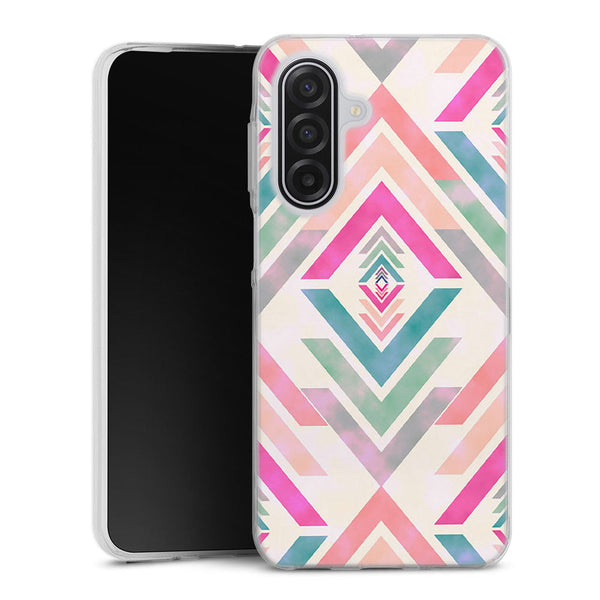 Coque pour Samsung A17 5G Fancy Diams azteque Rose