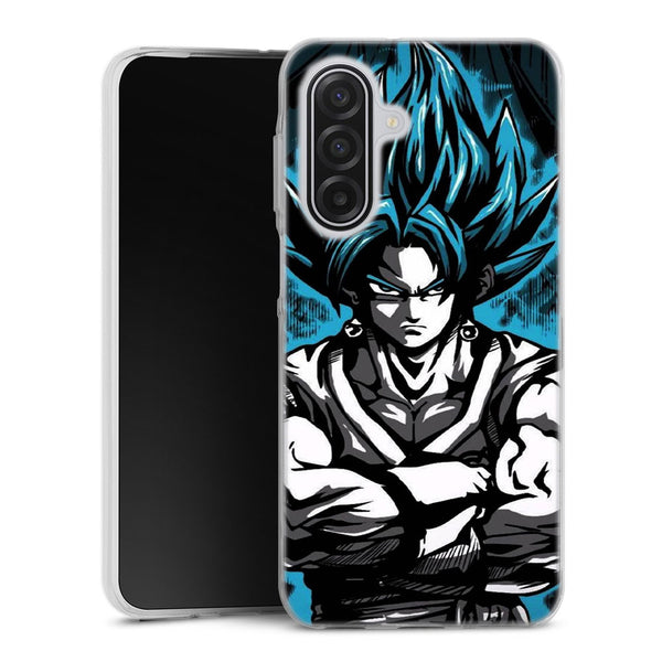 Coque Samsung A17 5G Dragon Ball Super Goku SSJ God