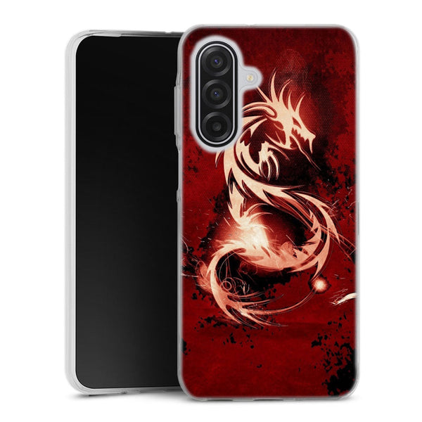 Coque pour Samsung A17 5G Dragon Rouge