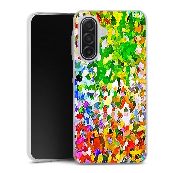 Coque Samsung Galaxy A17 5G fleurs pour le printemps | Housse silicone, antichocs, protection optimale - Motif floral