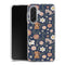 Coque Samsung Galaxy A17 5G Floral meower marine | Housse silicone, antichocs, protection optimale - Motif floral