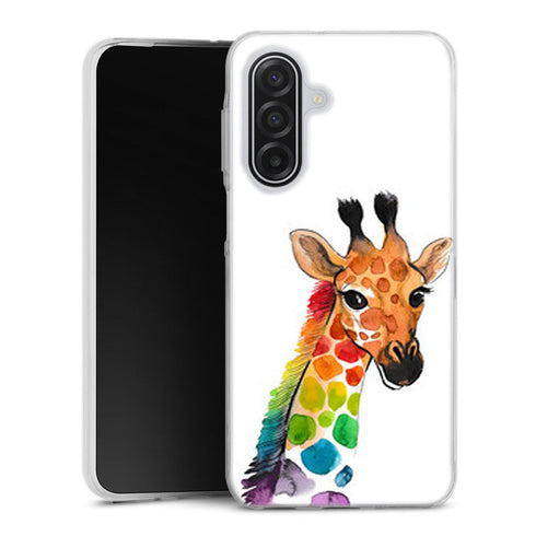 Coque Samsung Galaxy A17 5G Girafe Mulicouleurs