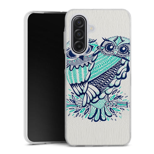 Coque Samsung Galaxy A17 5G Hiboux Turquoises