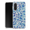 Coque Samsung Galaxy A17 5G Jardin flottant motif aquarelle en bleu | Housse silicone, antichocs, protection optimale - Motif floral