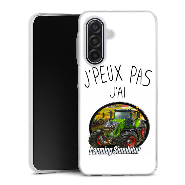 Coque Samsung Galaxy A17 5g Je Peux pas j'ai Farming Simulator | Housse silicone, Protection optimale - Motif Jeux video Gaming