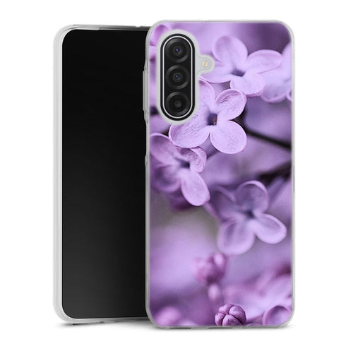 Coque Samsung Galaxy A17 5G Lilas | Housse silicone, antichocs, protection optimale - Motif floral violet
