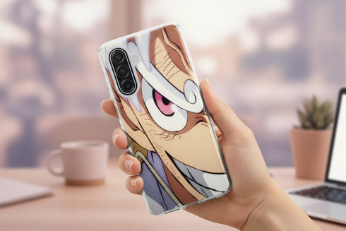 Puissance Manga One Piece, la coque renforcrée pour Xiaomi Redmi Note 9 Luffy Gear 5
