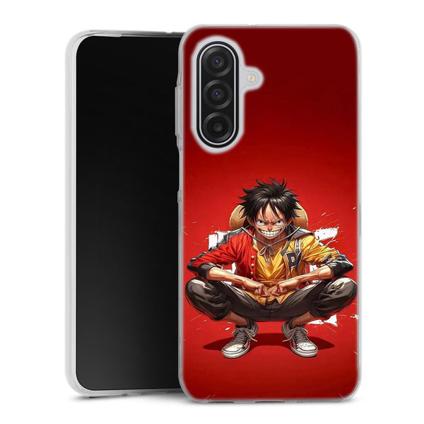 coque samsung A37 5G Luffy smile streetwear