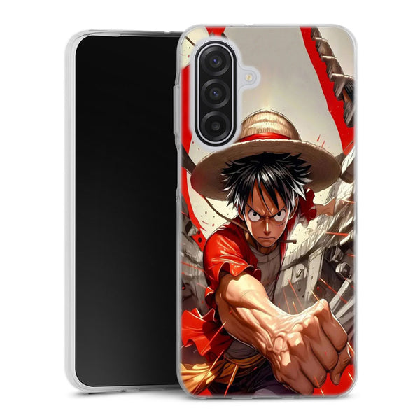 coque samsung A37 5G Luffy style evolution