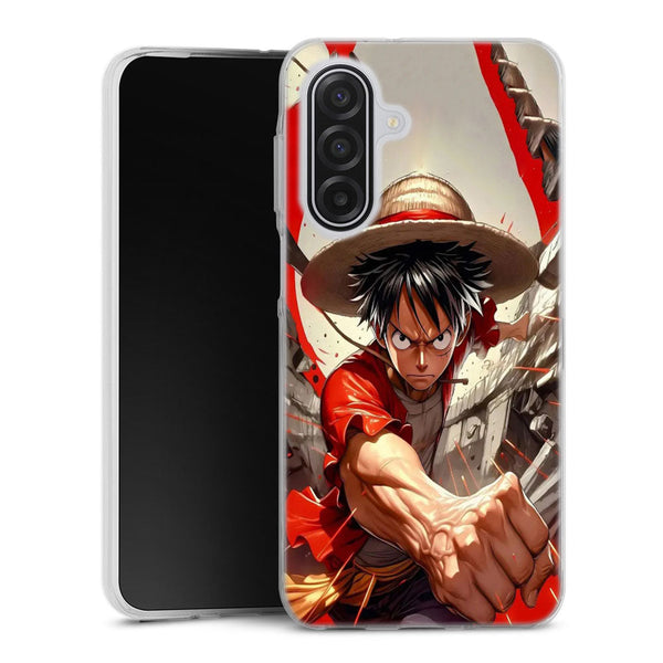 coque samsung a53 5g Luffy style evolution